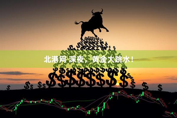 北港网 深夜，黄金大跳水！